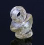 Roman monochrome glass pendant, jar- shaped, 2-4 century AD